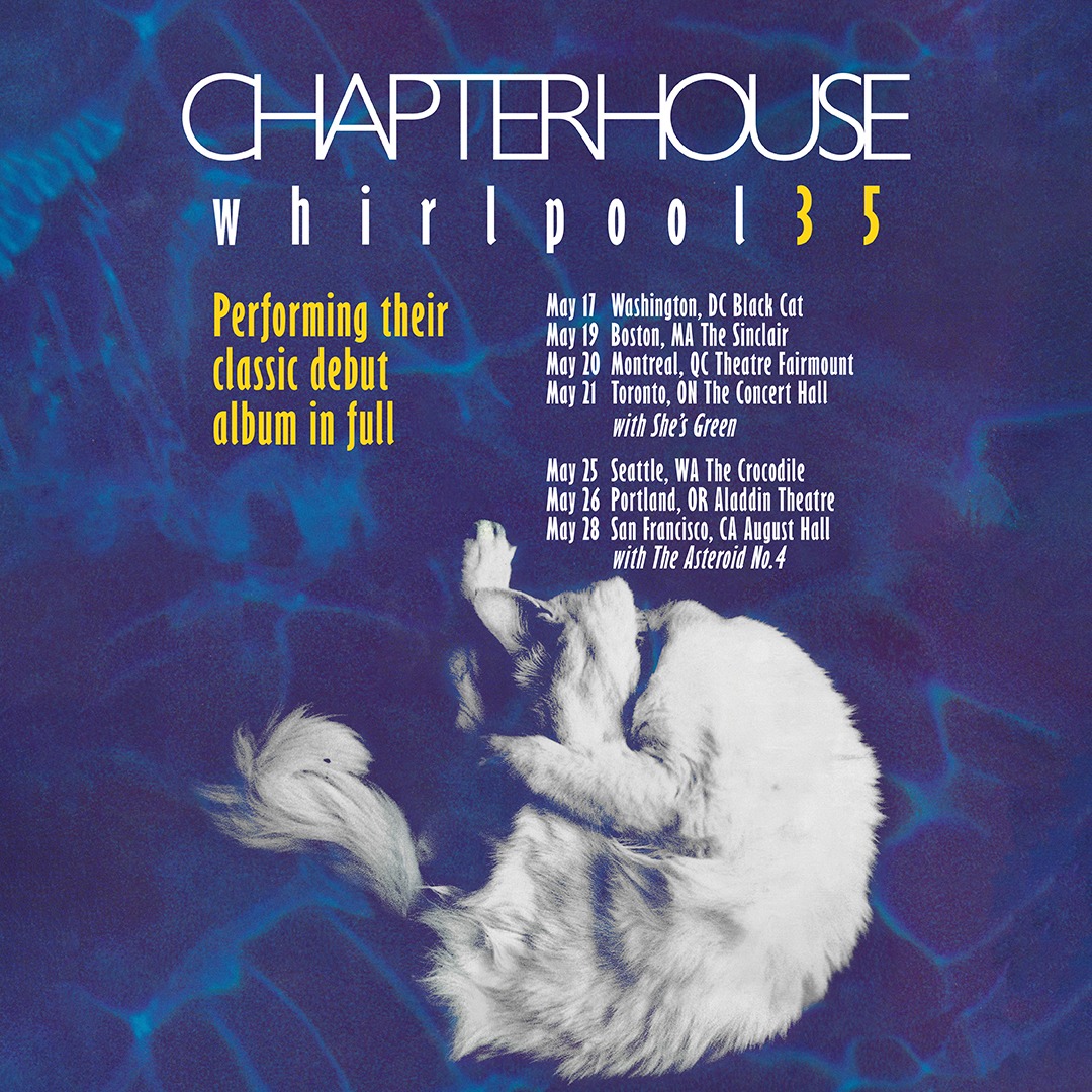 Chapterhouse Whirlpool 35th Anniversary Tour Poster 2026
